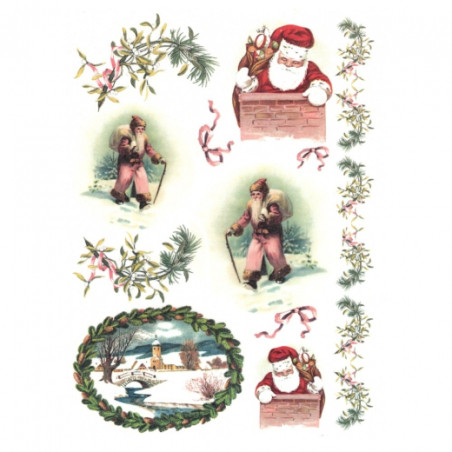 Rice decoupage paper A4 ITD R578