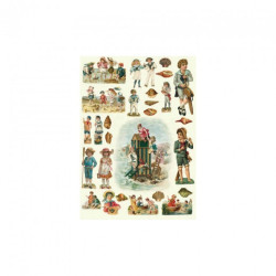 Children's decoupage paper 48,5x68cm