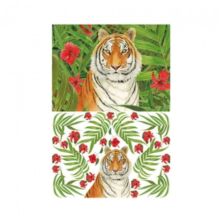 Tiger decoupage paper 48,5x68cm