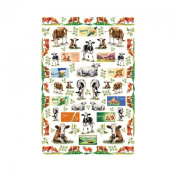 Cow decoupage paper 50x70cm