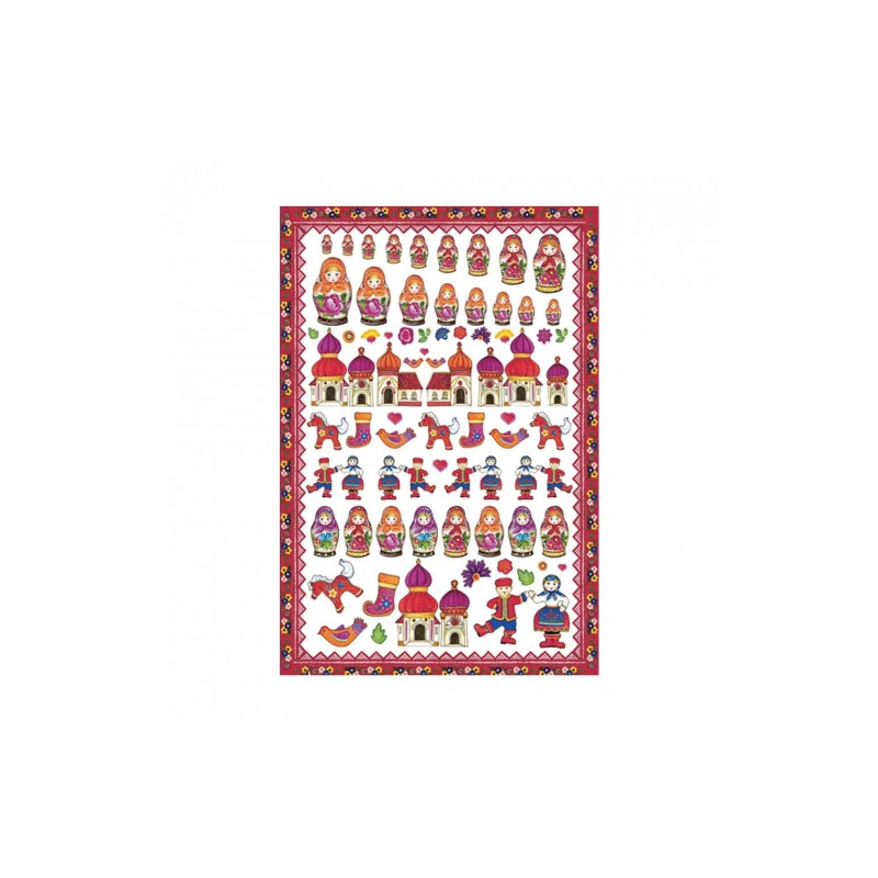 Papier do decoupage lalki 50x70cm - sklep plastyczny - szał dla plasty