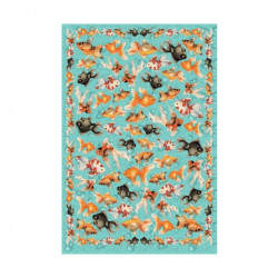 Papier do decoupage 50x70cm dwustronny ryby - sklep plastyczny - szał