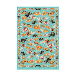 Two-sided decoupag paper for fish