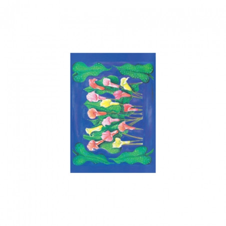 Colorful lilies decoupage paper 50x70cm