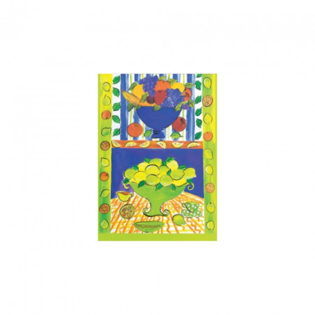 Papier do decoupage owoce w misce 50x70cm - sklep plastyczny - szał dl