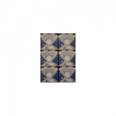 Decoupage paper clock 50x70cm