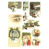 Rice paper for decoupage christmas themes A4 ITD R580