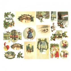 Papier ryżowy do decoupage motywy świąteczne A4 ITD R581 - sklep plast