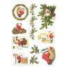 Rice decoupage paper winter santa A4 ITD R585