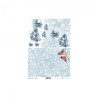 Rice decoupage paper winter snow A4 ITD R593
