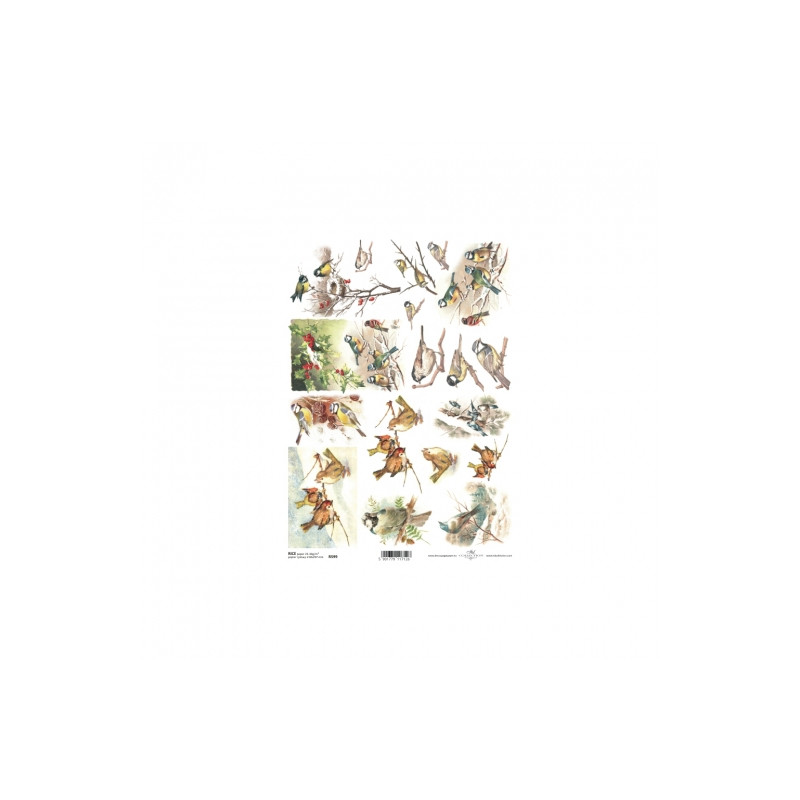 Rice decoupage paper A4 ITD R599