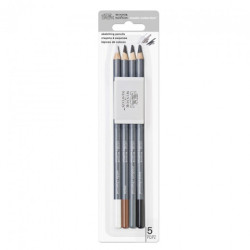 Winsor&Newton studio collection zestaw do szkicowania 4 ołówki + gumka