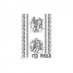 Rice paper for decoupage cupid angels A4 ITD R613