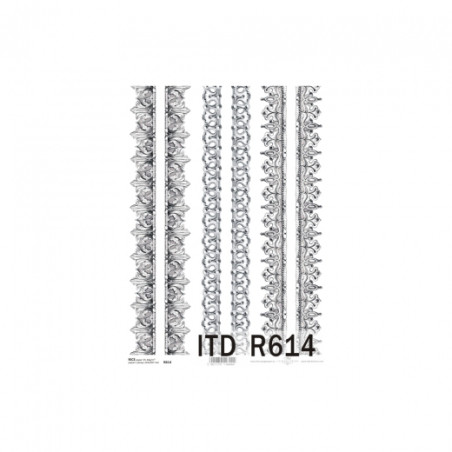 Rice decoupage paper lace A4 ITD R614