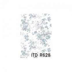 Rice decoupage paper flowers  A4 ITD R628