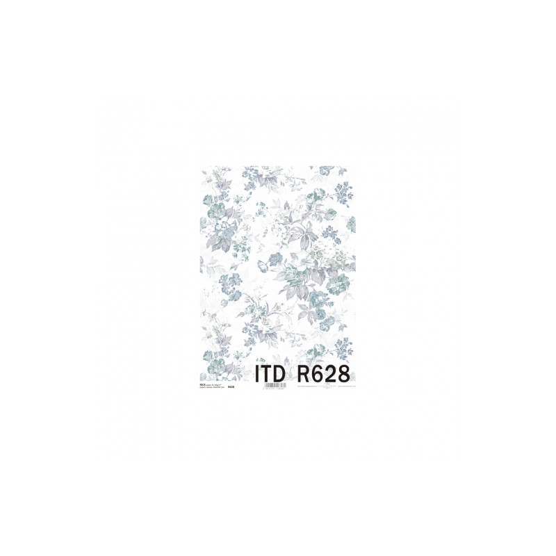 Rice decoupage paper flowers  A4 ITD R628