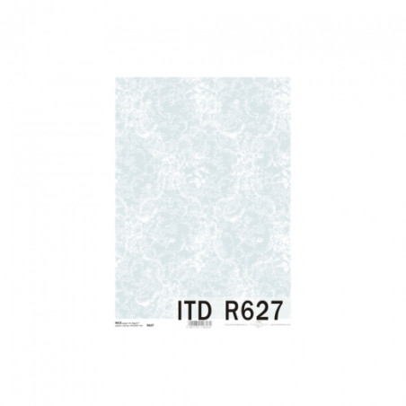 Papier ryżowy do decoupage wzór tło A4 ITD R627 - sklep plastyczny - s