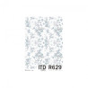 Rice decoupage paper flowers A4 ITD R629