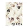 Papier ryżowy do decoupage kobiety portret A4 ITD R639 - sklep plastyc