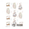 Rice decoupage paper baby A4 ITD R658