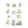 Rice decoupage paper couple in love A4 ITD R660