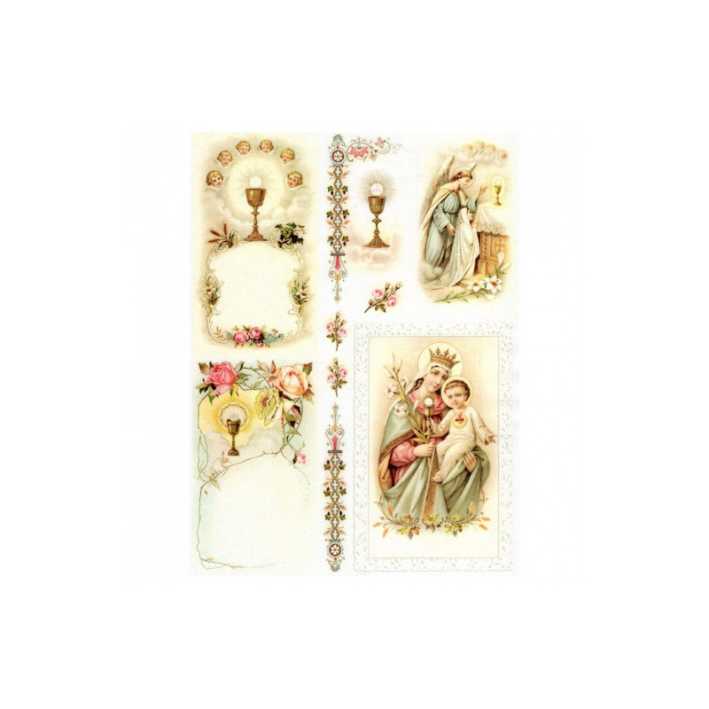 Rice decoupage paper A4 ITD R688