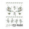 Papier ryżowy do decoupage kwiaty rumianek A4 ITD R680 - sklep plastyc