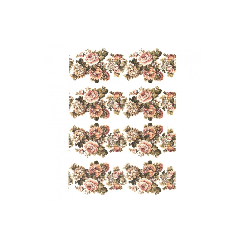 Papier ryżowy do decoupage A4 ITD R381 - sklep plastyczny - szał dla p