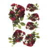 Rice paper for decoupage red rose A4 ITD R332