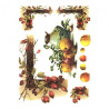 Rice decoupage paper fruit A4 ITD R436