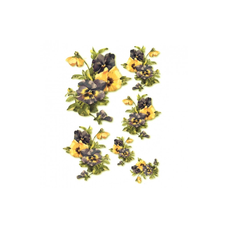 Rice paper for decoupage flowers R165