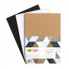 Happy Color kraft corrugated board A4 10 sheets 3 colors