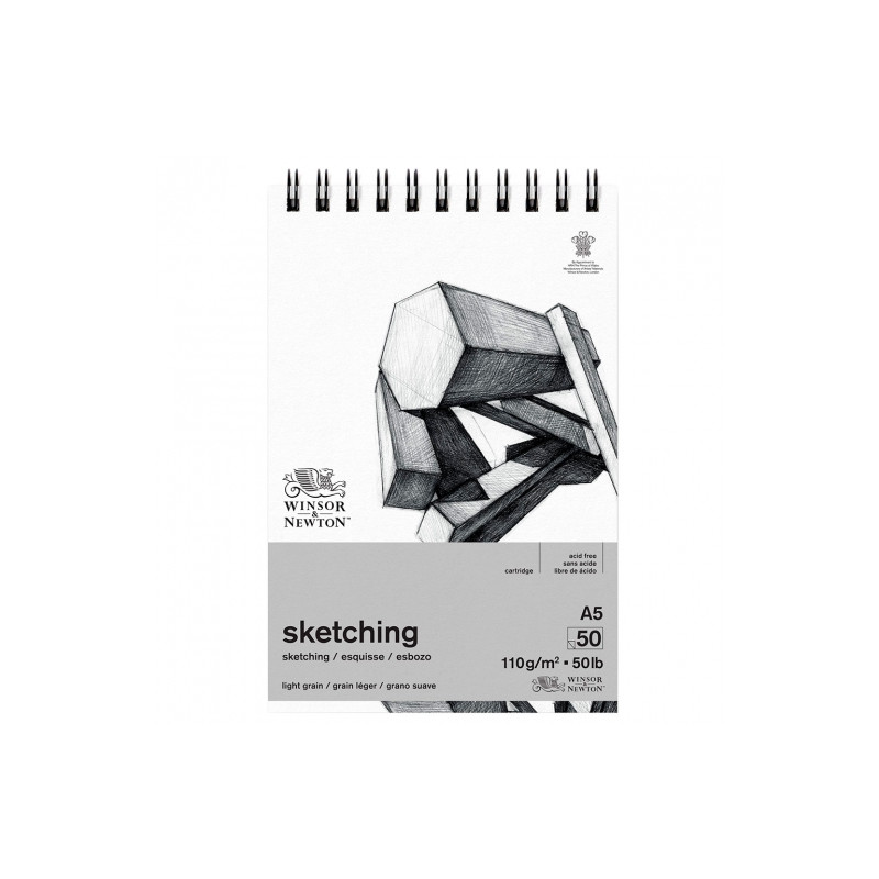 Blok Winsor&Newton sketching 110g 50ark - sklep plastyczny - szał dla
