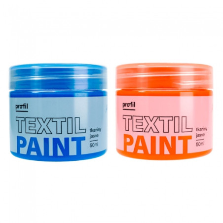 Profil textil paint farby do jasnych tkanin 50ml - sklep plastyczny -