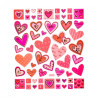 DP Craft heart stickers 57 pieces