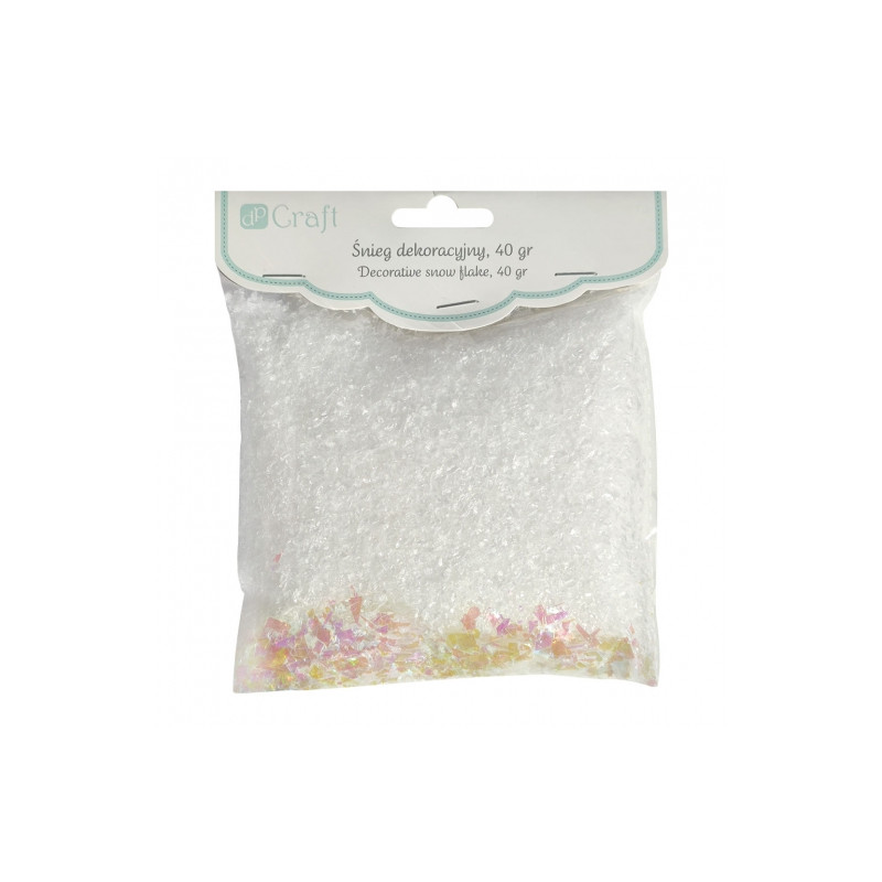 DP Craft iridescent decorative snow 40g
