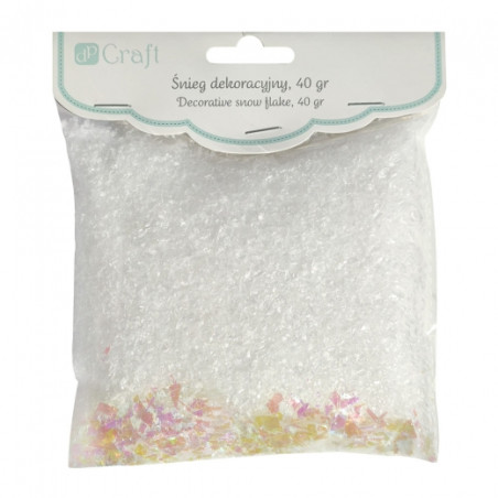 DP Craft iridescent decorative snow 40g