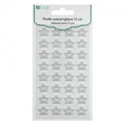 DP Craft self-adhesive pearls stars 32 pieces