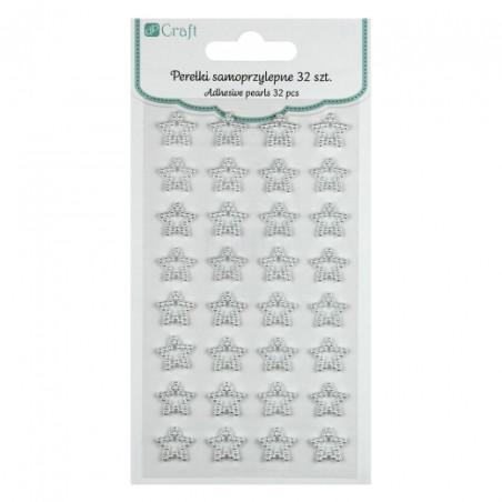 DP Craft self-adhesive pearls stars 32 pieces