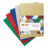 Happy Color foam sheets mix glitter A4 5 colors