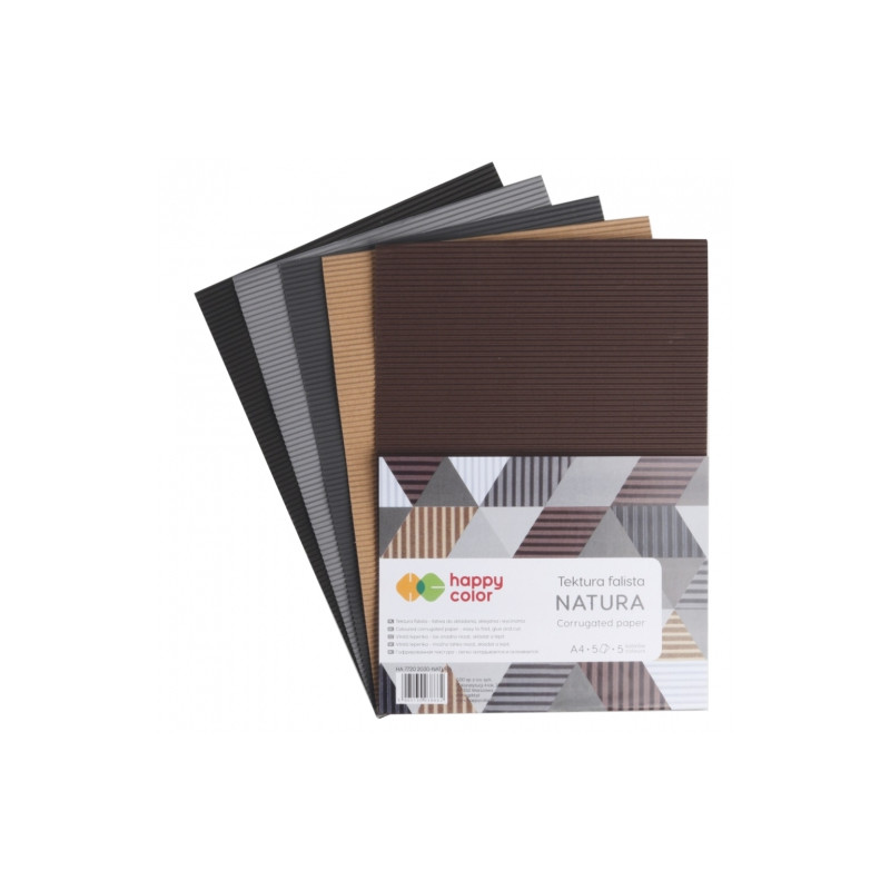 Happy Color corrugated cardboard A4 5 colors