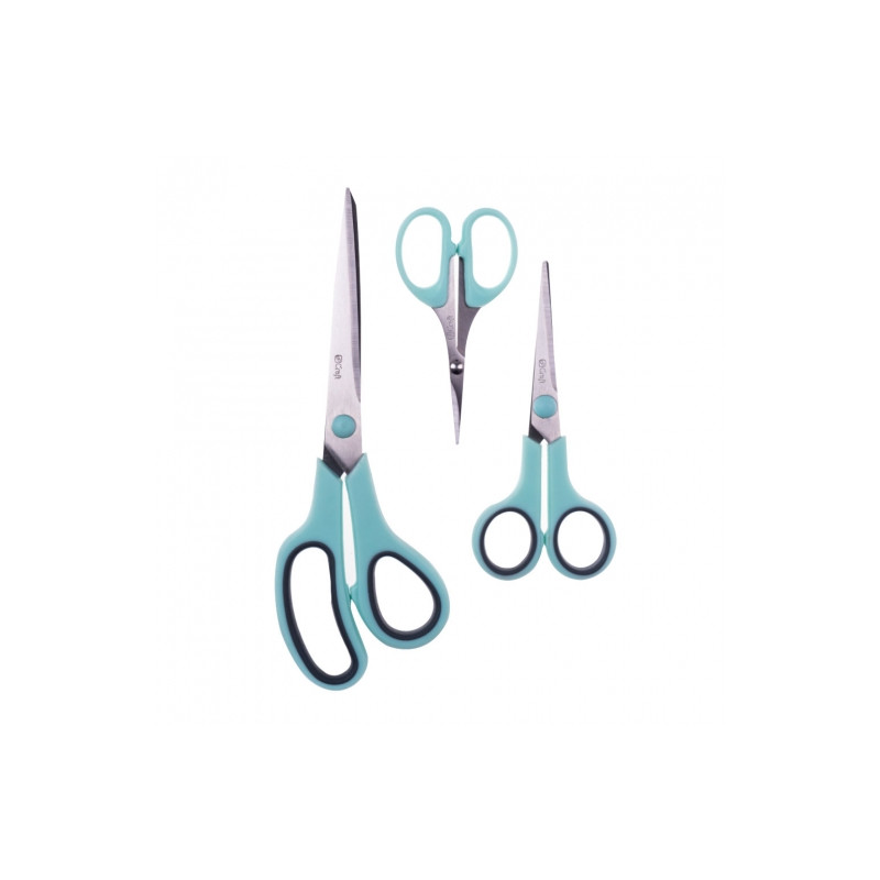 DP Craft set of 3 universal softgrip scissors
