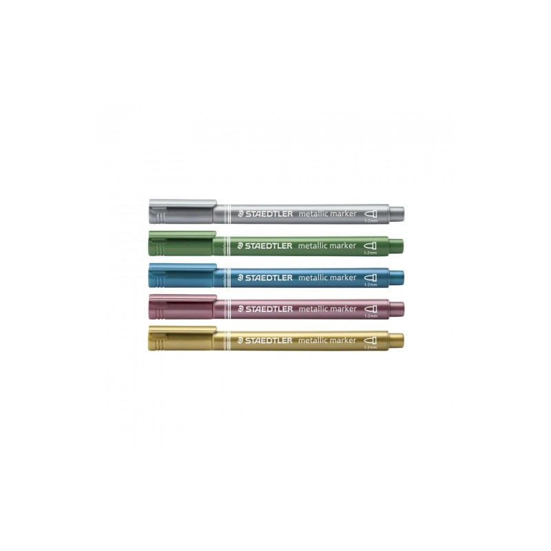 Staedtler metallic marker M 1-2 mm with a round tip