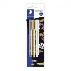 Staedtler set of 3 metallic M 1-2 mm markers
