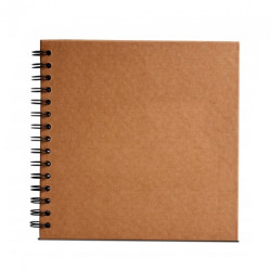 Happy Color album on a spiral eco brown 20x20cm 30ark 180gr
