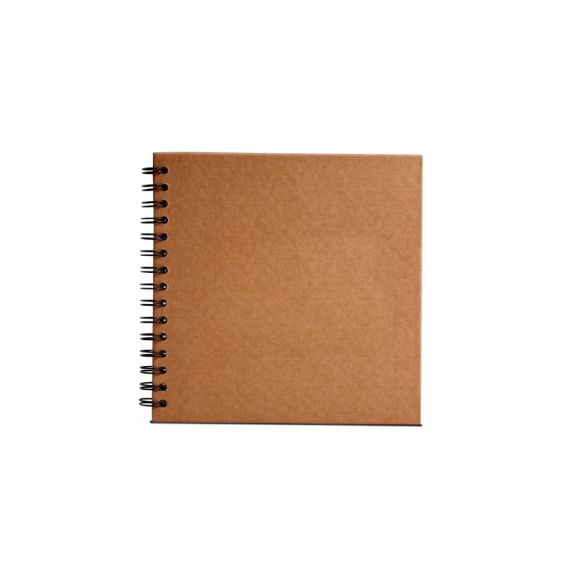 Happy Color album na spirali eco brązowy 20x20cm 30ark 180gr - sklep p