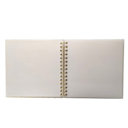 Happy Color album on a spiral creamy golden dots 20x20cm 30ark 180g
