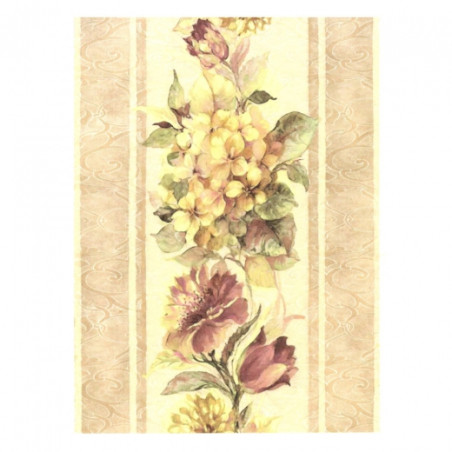 Rice decoupage paper vintage flowers A4 ITD R313