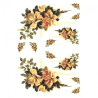 Rice decoupage paper roses A4 ITD R255