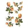 Rice decoupage paper roses R331